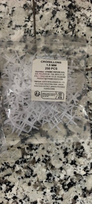 Crucetas para azulejos/suelo NUEVAS (1.5, 2, 3 mm)