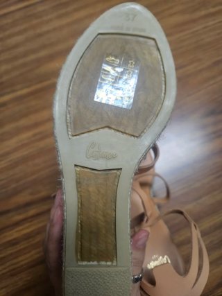Sandalias cuña Castañer x Ancient Greek T.37 piel