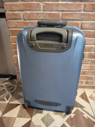 Maleta Grande Executive Azul con Ruedas