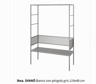 Banco metálico IKEA
