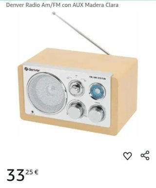 Radio Denver TR-61 Lightwood AM/FM