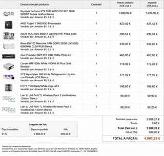 PC GAMING RTX 5080 + RYZEN 7 9800X3D