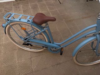 Bicicleta Urbana Azul Celeste Elops 520