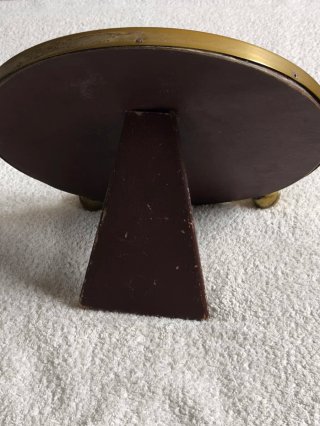 ANTIGUO ESPEJO REDONDO PARA TOCADOR DE DORMITORIO