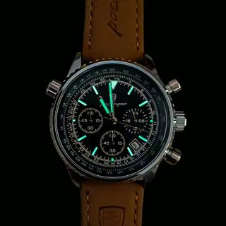 Reloj POEDAGAR Cronógrafo Verde
