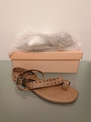 Sandalias Piel Vegana T39