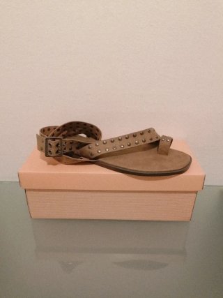 Sandalias Piel Vegana T39