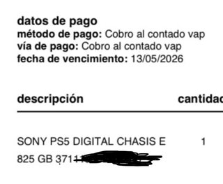 Consola Sony PS5 Digital 825GB Blanca