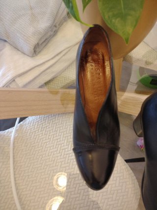 Zapatos de piel negros