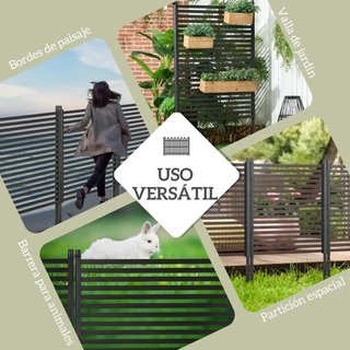 Valla Jardín Acero 150cm para Plantas Animales