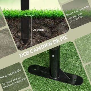 Valla Jardín Acero 150cm para Plantas Animales