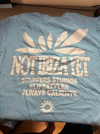 Camiseta Scuffers Not Ibiza Yet