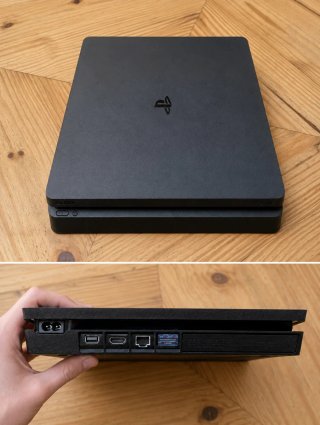 PS4 Slim + Mando + 7 Juegos