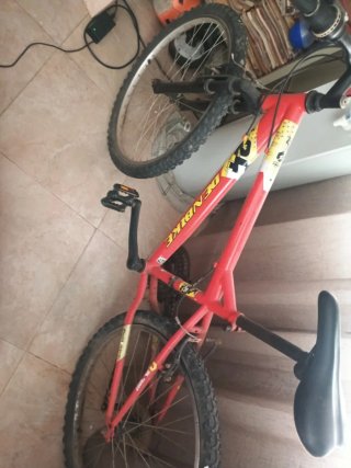 Bicicleta de Montaña Roja