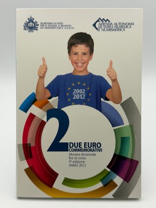 Moeda 2 Euros São Marino 2012 Comemorativa