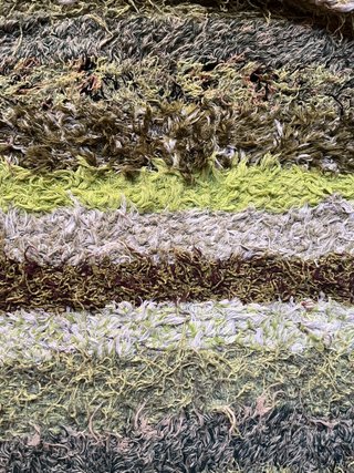 Alfombra Jarapa Verde 240x170