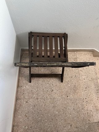 Set de 4 sillas de madera plegables para exterior