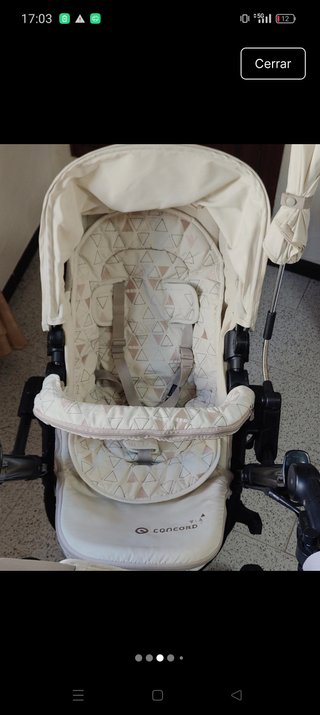 Juego de cochecito de bebé 3 piezas