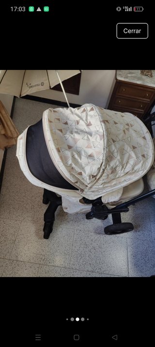 Juego de cochecito de bebé 3 piezas