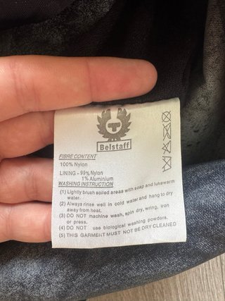 Belstaff Vintage Field XL Azul Marin Nylon Utility