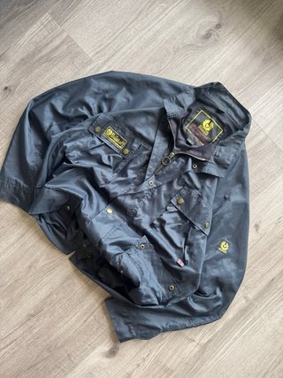 Belstaff Vintage Field XL Azul Marin Nylon Utility