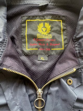Belstaff Vintage Field XL Azul Marin Nylon Utility