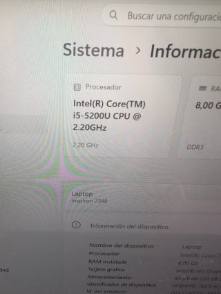 Portátil Dell Inspiron Plata