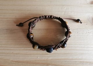 Bracciale Artigianale Occhio di Tigre 10mm