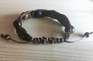 Bracciale Artigianale Occhio di Tigre 10mm