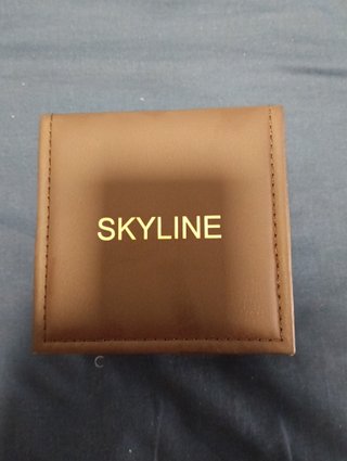 Reloj Skyline Marrón y Dorado