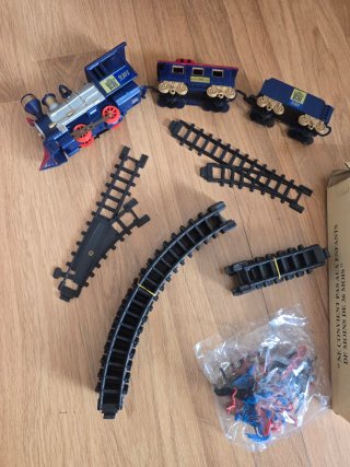Tren Royal Blue años 70/80 + vías y accesorios