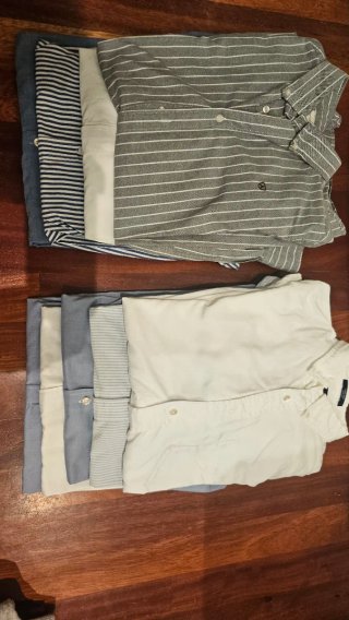 Lote de 10 camisas y 5 jerséis Gant,scalpers, etc