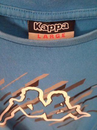 Camiseta sin mangas Kappa azul hombre