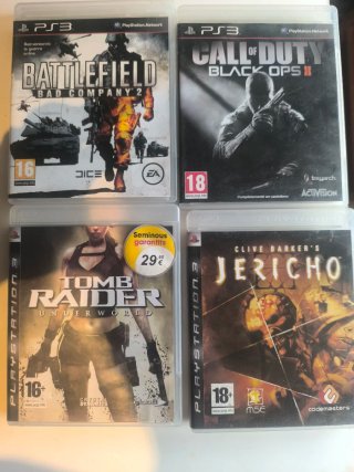 Lote 4 Juegos PS3: Battlefield, Call of Duty, Tomb