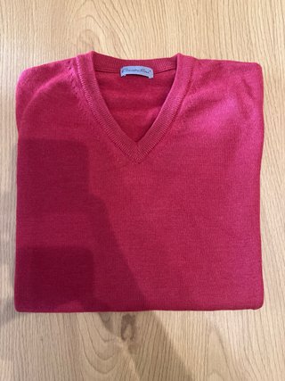 Jersey Emidio Tucci Cuello Pico Talla M Rojo