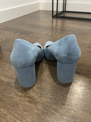 Zapatos de tacón azul talla 38