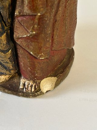 Escultura religiosa familia abrazo