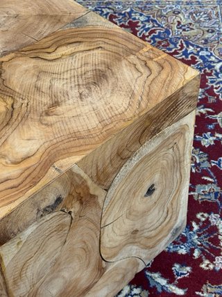 Mesa auxiliar madera de diseño Grook - SKLUM