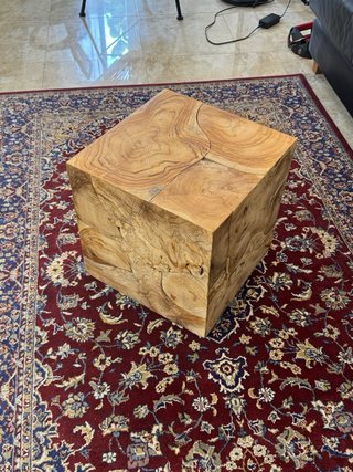 Mesa auxiliar madera de diseño Grook - SKLUM