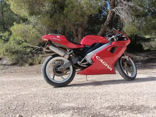 Cagiva Mito 125 Roja Deportiva
