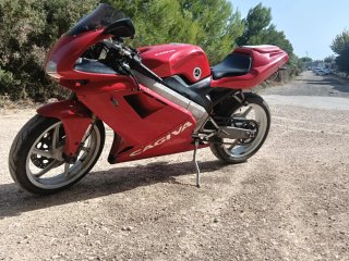 Cagiva Mito 125 Roja Deportiva