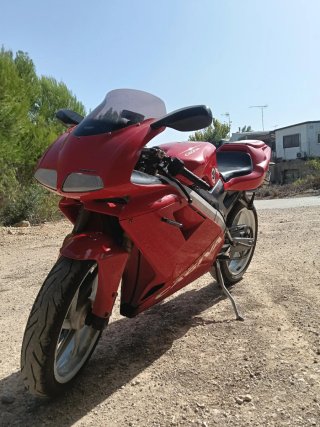 Cagiva Mito 125 Roja Deportiva