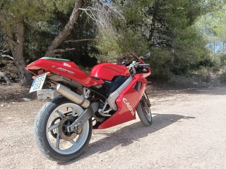 Cagiva Mito 125 Roja Deportiva