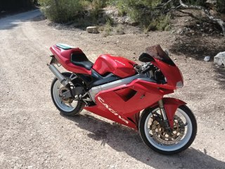 Cagiva Mito 125 Roja Deportiva