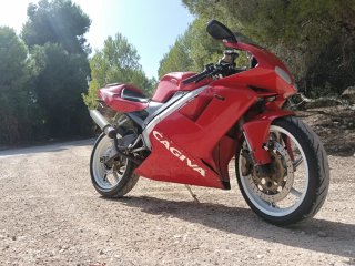 Cagiva Mito 125 Roja Deportiva