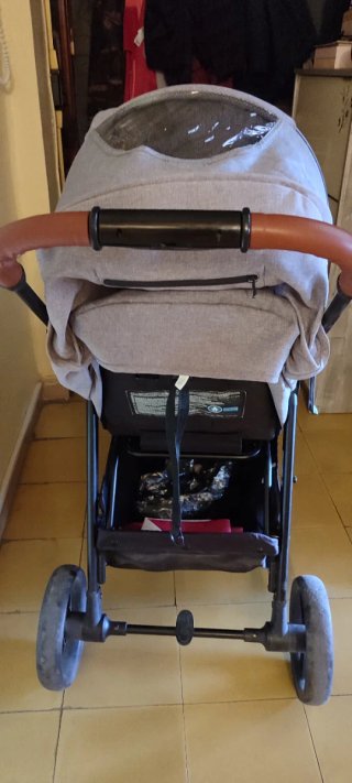 Carro de bebé Kinderkraft grande plus gris