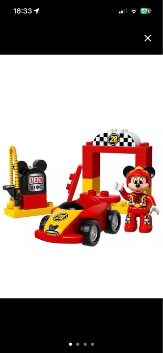 Lego Duplo Coche Mickey y Gasolinera