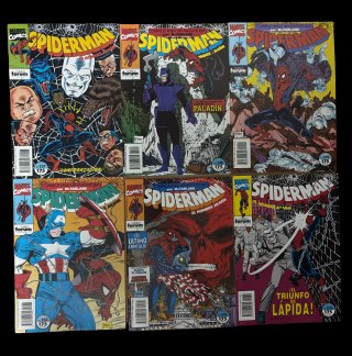 Spider-Man Marvel Fórum – lote 54 cómics