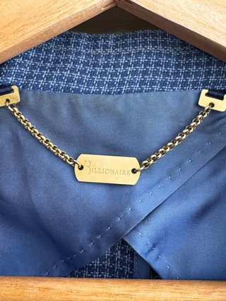 Chaqueta Club Billionaire Hombre Azul/Gris