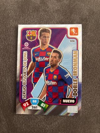 Cromo Fútbol Sergio Busquets-De Jong 2019